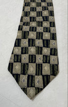 Load image into Gallery viewer, Geoffrey Beene Mens Green Adjustable Formal Pointed Tie One Size