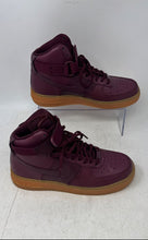 Load image into Gallery viewer, Nike Womens Air Force 1 High SE 860544-600 Burgundy Sneakers Shoes Size 8