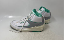 Load image into Gallery viewer, Nike Womens Air Jordan 2 Retro FN6755-100 White Green Sneakers Shoes Size 8.5