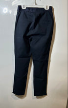 Load image into Gallery viewer, Zara Womens Blue Flat Front Slash Pocket Straight Leg Chino Pants Size XS