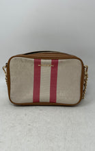 Load image into Gallery viewer, Michael Kors Womens Brown Beige Monogram Print Adjustable Strap Crossbody Bag