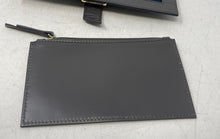 Load image into Gallery viewer, Cole Haan Womens Gray Leather Foldable Lined Large Clutch Bag With Coin Wallet