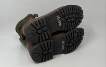 Load image into Gallery viewer, Timberland Mens Brown Green Round Toe Lace-Up Combat Boots Size 7