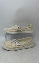 Load image into Gallery viewer, Madden Girl Womens Knot Ivory Lace-Up Low Top Round Toe Boat Shoes Size 8M
