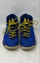 Load image into Gallery viewer, Under Armour Mens Steph Curry 3 Blue Yellow Lace-Up Sneaker Shoes Size 10