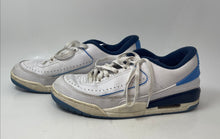 Load image into Gallery viewer, Nike Mens Air Jordan 2/3 White Blue Low Top Lace-Up Sneaker Shoes Size 10