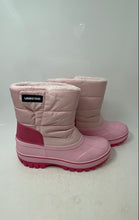 Load image into Gallery viewer, Lands' End Girls Pink Waterproof Round Toe Hook And Loop Snow Boots Size 6M