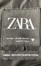 Load image into Gallery viewer, Zara Womens Green Leather Long Sleeve Collared Full-Zip Cropped Jacket Size XS