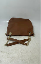 Load image into Gallery viewer, Michael Kors Womens Brown Pebbled Leather Double Handle Lined Tote Bag