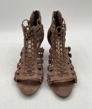 Load image into Gallery viewer, Vince Camuto Womens Elanso Brown Open Toe Caged Strappy Sandals Size 7M