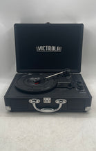 Load image into Gallery viewer, Victrola Journey Black Portable Bluetooth Turntable Model VSC-550BT Untested