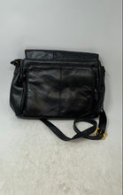 Load image into Gallery viewer, Valenti Womens Black Inner Pockets Flap Shoulder Crossbody Handbag