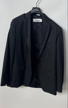 Load image into Gallery viewer, Calvin Klein Mens Black Long Sleeve Notch Collar 2-Button Blazer Size 2XL
