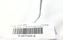 Load image into Gallery viewer, DKNY Womens Off White Adjustable Spaghetti Strap Ruffle Camisole Blouse Top Sz L