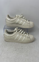 Load image into Gallery viewer, Adidas Womens Superstar H03916 Beige Low Top Lace-Up Sneaker Shoes Size 7.5