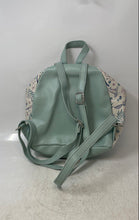 Load image into Gallery viewer, Harry Potter Womens Blue And White Printed Leather Top Handle Backpack