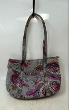 Load image into Gallery viewer, Vera Bradley Womens Multicolor Paisley Print Zipper Double Handle Tote Purse