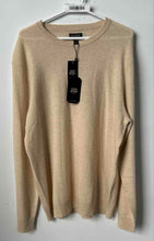 Load image into Gallery viewer, Club Room Mens Oatmeal Long Sleeve Round Neck Pullover Sweater Size L With Tag