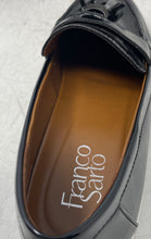 Load image into Gallery viewer, Franco Sarto Womens Carolynn Black Leather Tasseled Loafer Shoes Size 7.5