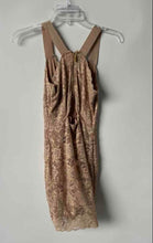 Load image into Gallery viewer, Guess Womens Beige Floral Lace Overlay Sleeveless V-Neck Mini Dress Sz XS w/ Tag