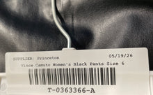 Load image into Gallery viewer, Vince Camuto Womens Black Flat Front Pockets Skinny Leg Trouser Pants Size 6