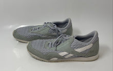 Load image into Gallery viewer, Reebok Womens Classic Nylon Slim Architect Gray Green Running Shoes Size 8