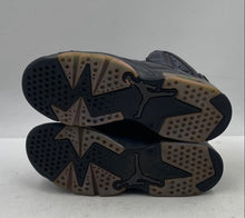 Load image into Gallery viewer, Authentic Nike Kids Jordan 6 Retro Blue Black Sneaker Shoes Size 6.5Y Worn