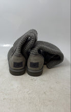 Load image into Gallery viewer, UGG Australia Womens Classic Cardy Gray Knit Round Toe Winter Boots Size 8
