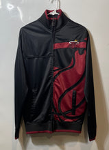 Load image into Gallery viewer, UNK Blue Label Mens Black Red NBA Miami Heat Full-Zip Track Jacket Size M