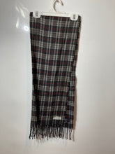 Load image into Gallery viewer, Cashme Unisex Multicolor Plaid Fringe Neck Warmer Rectangle Scarf