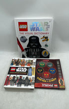 Load image into Gallery viewer, Lot Of 3 Pcs Lego Multicolor Mixed Star Wars Hardcover Books Missing Figurines