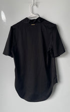 Load image into Gallery viewer, Michael Kors Womens Black Short Sleeve Blouse Top Size Medium