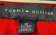 Load image into Gallery viewer, Tommy Hilfiger Womens Red Polka Dot Print Sleeveless Collared Polo Shirt Size XL