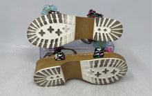 Load image into Gallery viewer, Betsey Johnson Womens Oakly Multicolor Ankle Strap Platform Sandals Size 3