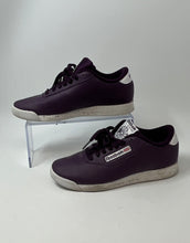 Load image into Gallery viewer, Reebok Classic Womens Princess V68610 Purple Leather Sneakers Shoes Size 6.5