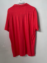 Load image into Gallery viewer, Calvin Klein Mens Red Cotton Collared Pockets Short Sleeve Polo Shirt Size XL