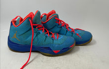 Load image into Gallery viewer, Nike Mens Air Jordan Super.Fly 2 656326-423 Blue Orange Basketball Shoes Size 10