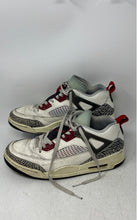 Load image into Gallery viewer, Nike Mens Jordan Spizike Low White Red Lace-Up Low Top Sneaker Shoes Size 9.5