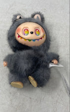Load image into Gallery viewer, Pop Mart Gray The Monsters Labubu Collectible Plush Toy With Keychain Loop