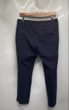 Load image into Gallery viewer, Mario Serrani Womens Dark Blue Textured Flat Front Pockets Dress Pants Size 8