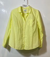 Load image into Gallery viewer, Old Navy Womens Yellow Classic Long Sleeve Collared Button-Up Shirt Size Medium