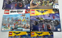 Load image into Gallery viewer, Lot Of 6 Pcs Assorted Lego Large Print Mixed Instruction Manuals For Age 3+
