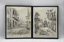 Load image into Gallery viewer, Set Of 2 Pcs Carlos Jeffs Framed Caleta Del Hospital Framed Art Painting