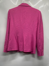 Load image into Gallery viewer, New York & Company Womens Pink Long Sleeve Pockets Two-Button Blazer Size 6