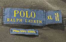 Load image into Gallery viewer, Polo Ralph Lauren Mens Black Pima Soft Touch Golf Polo Shirt Size XL