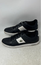Load image into Gallery viewer, Lacoste Mens Europa 0721 1 41SMA0008312 Black White Lace-Up Sneakers Shoe Size 9