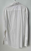 Load image into Gallery viewer, Hugo Boss Mens White Collared Long Sleeve Slim Fit Dress Shirt Size 17