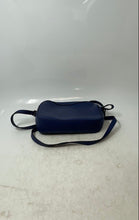 Load image into Gallery viewer, Guess Womens Blue Embossed Logo Inner Pockets Medium Zipper Crossbody Bag