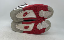 Load image into Gallery viewer, Nike Womens Air Jordan 4 Retro Red White Lace-Up Sneaker Shoes Size 7.5