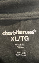 Load image into Gallery viewer, Charlotte Russe Womens Black Sun Print Short Sleeve Cropped T-Shirt Size XL